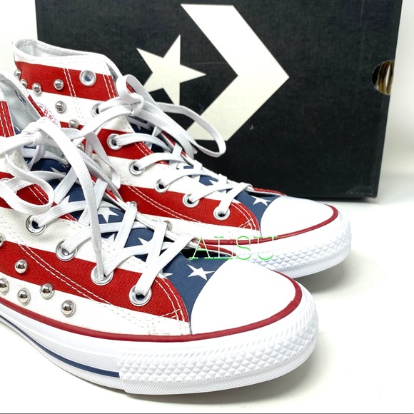 Converse Ctas High Canvas Garnet American Women’s - Picture 10 of 11